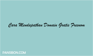 Cara Mendapatkan Domain Gratis Freenom